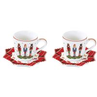 Filiżanki espresso Vintage Nutcracker 100 ml 2szt.