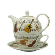 Tea for one Instrumental zestaw filiżanka 250ml z dzbankiem Dunoon